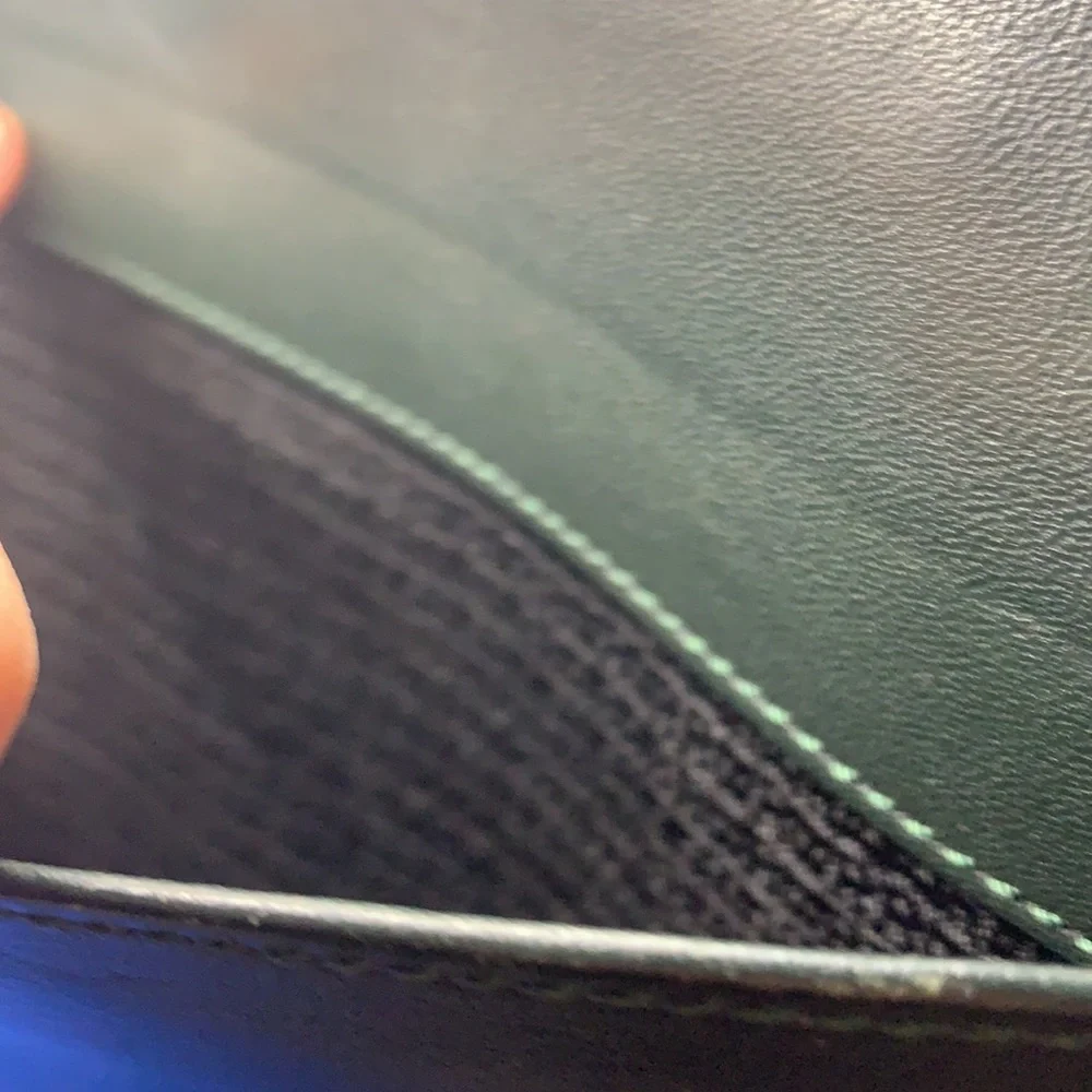 Vintage‎ Bally Leather Green Briefcase/Attaché